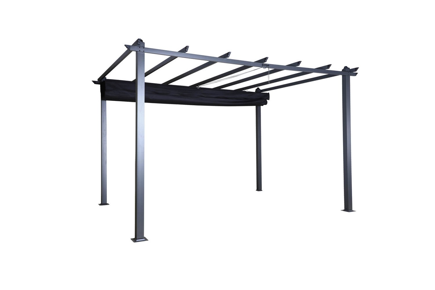 Lazio pergola 395x295x245 cm svart Venture Home