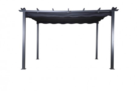 Lazio pergola 395x295x245 cm svart Venture Home