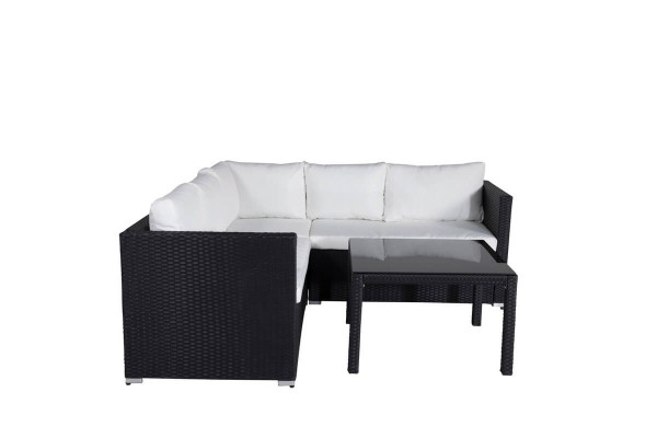 Kuba hörngrupp svart/vit Venture Home