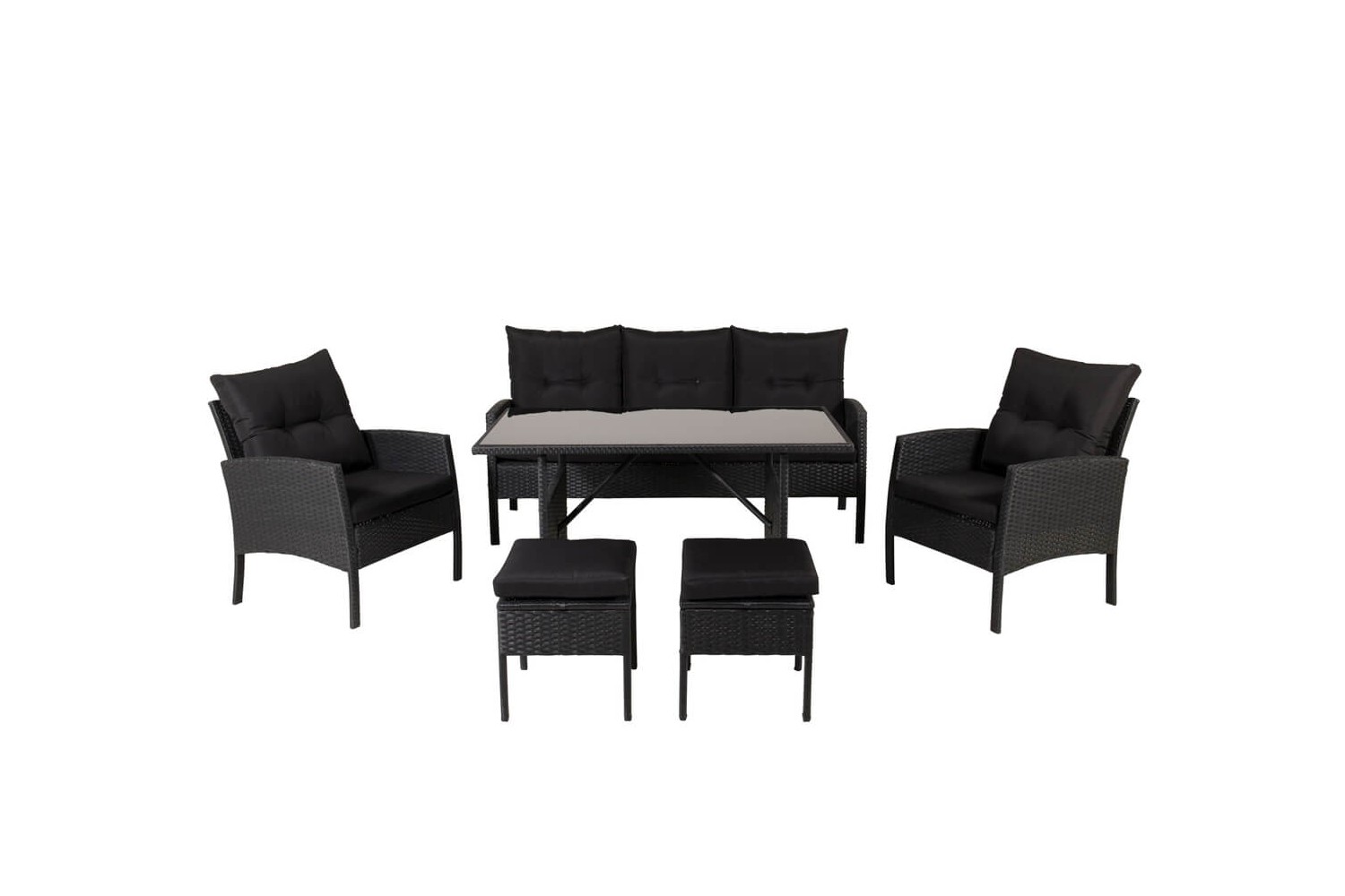 Knock soffgrupp svart Venture Home Knock soffgrupp svart Venture Home
