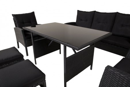 Knock soffgrupp svart Venture Home