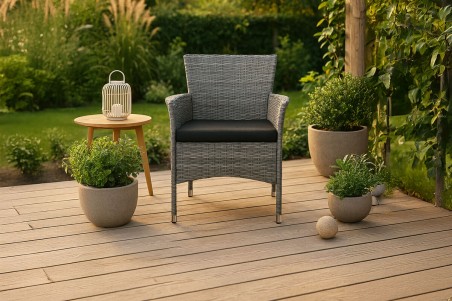 Knick matstol 2-pack grå Venture Home