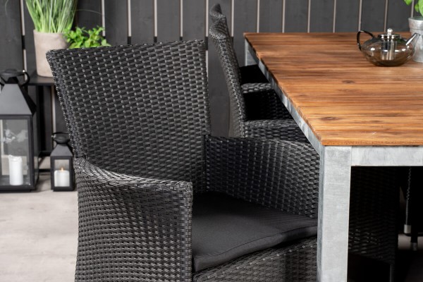 Knick matstol 2-pack svart Venture Home