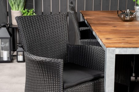 Knick matstol 2-pack svart Venture Home
