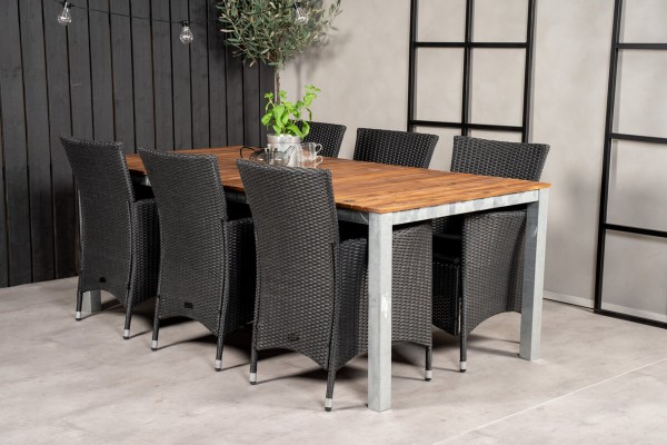 Knick matstol 2-pack svart Venture Home