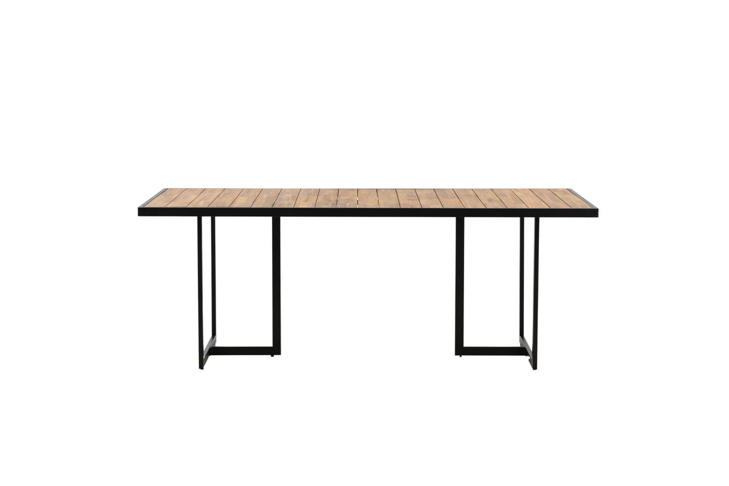 Khung matbord 200x100x75 cm natur/svart Venture Home