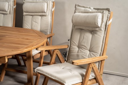 Kenya rektangulär matgrupp natur Venture Home