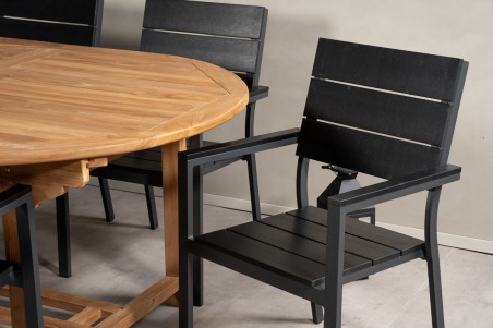 Kenya & Levels matgrupp svart/natur Venture Home