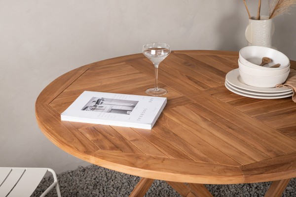 Kenya runt matbord Ø120 cm natur Venture Home