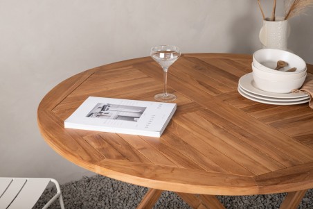 Kenya runt matbord Ø120 cm natur Venture Home