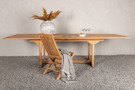 Kenya matbord 195/295x110x75 cm natur Venture Home