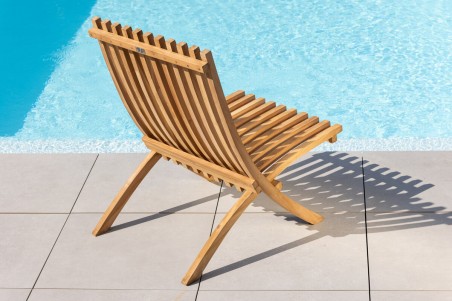 Kenya loungestol 2-pack 73x63x85 cm natur Venture Design