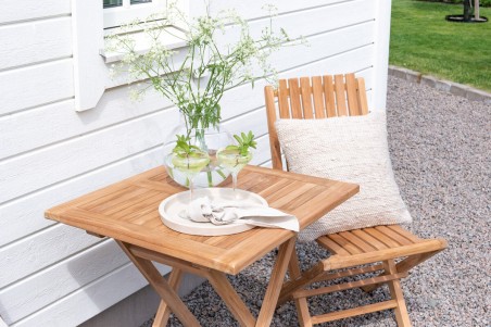 Kenya cafébord 70x70x75 cm natur Venture Home