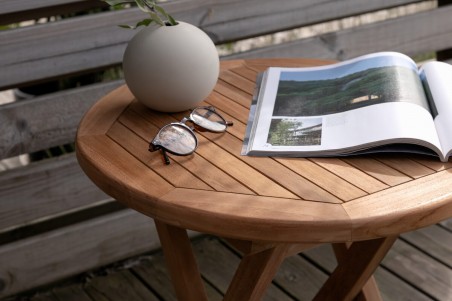 Kenya cafébord Ø50 cm natur Venture Home