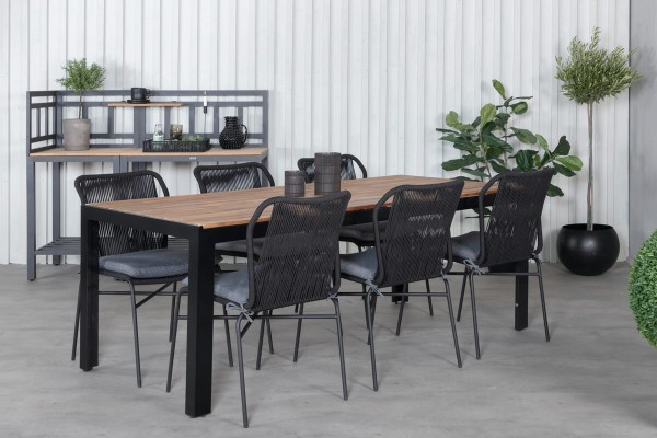Julian matstol 4-pack svart Venture Home
