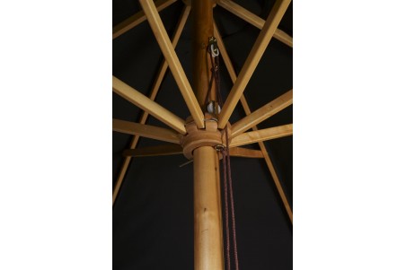 Ixos parasoll Ø300 cm svart Venture Home