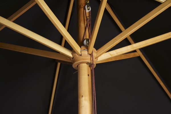 Ixos parasoll Ø300 cm svart Venture Home