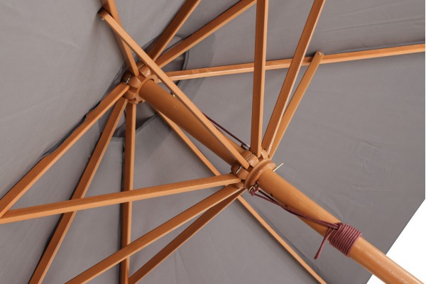 Ixos parasoll Ø300 cm grå Venture Home