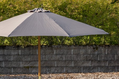 Ixos parasoll Ø300 cm grå Venture Home