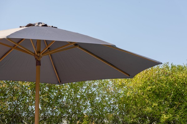 Ixos parasoll Ø300 cm grå Venture Home