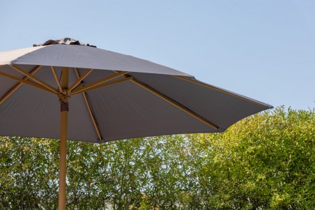 Ixos parasoll Ø300 cm grå Venture Home
