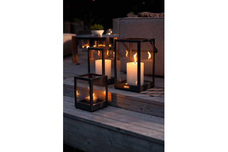 Belfort ljuslykta 20x20 H28 cm Brafab