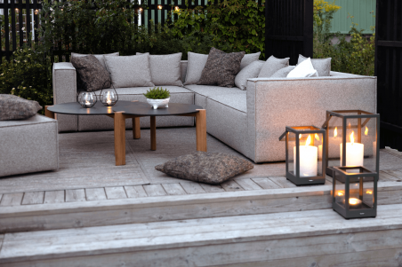 Belfort ljuslykta 20x20 H28 cm Brafab