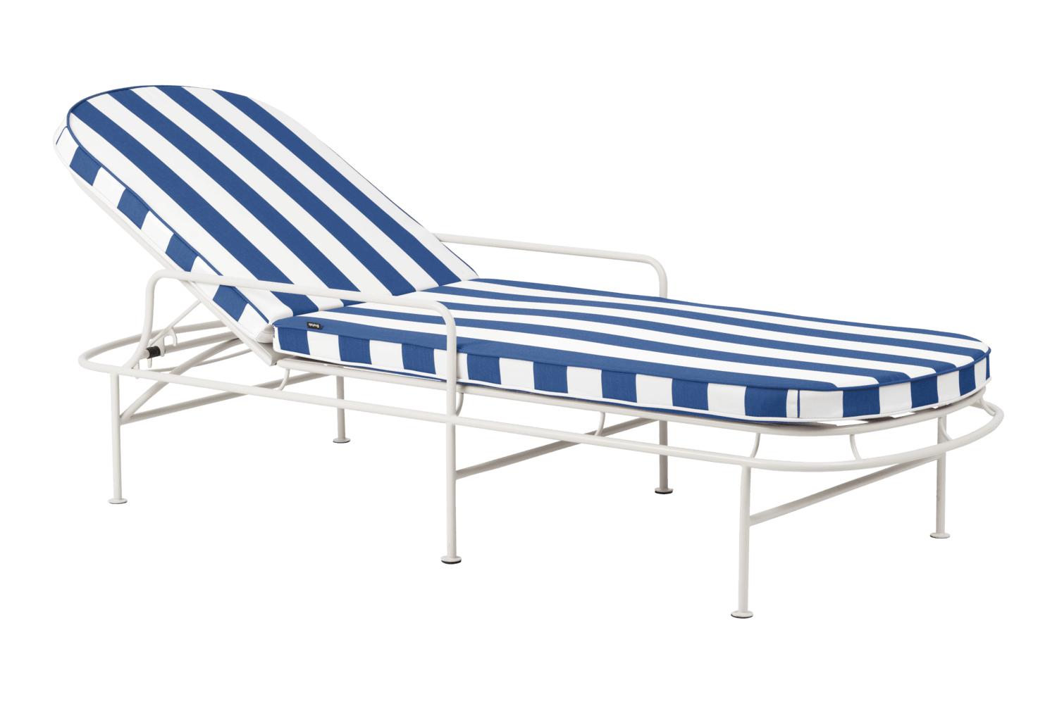 Arts vilsäng soft white/blue stripes Brafab