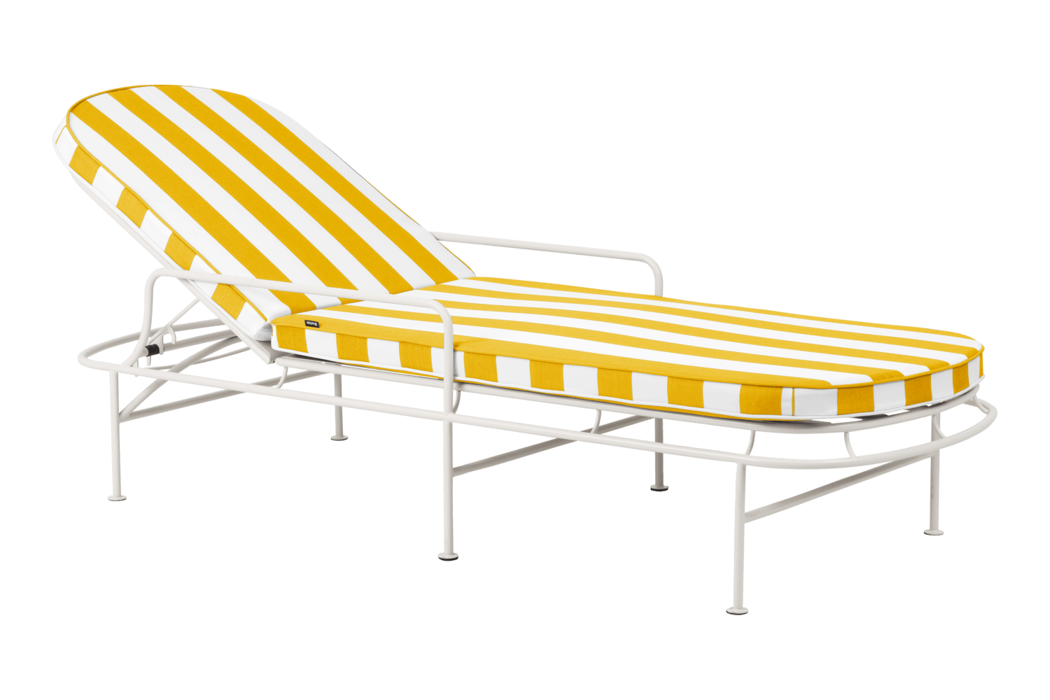 Arts vilsäng soft white/yellow stripes Brafab