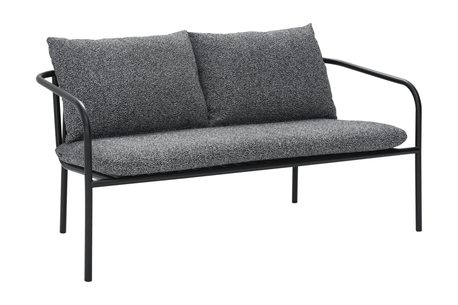 Bendt 2-sitssoffa svart/teddy ant Brafab