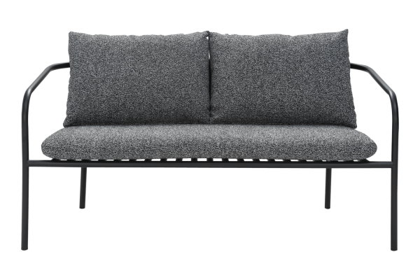 Bendt 2-sitssoffa svart/teddy ant Brafab