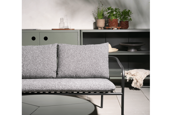 Bendt 2-sitssoffa svart/teddy ant Brafab