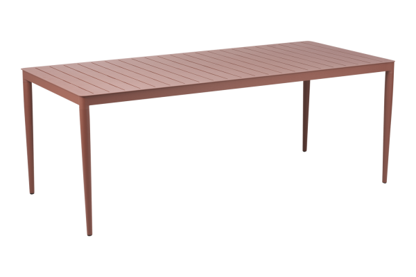 Bigby matbord 195x90 H73 cm zin red Brafab