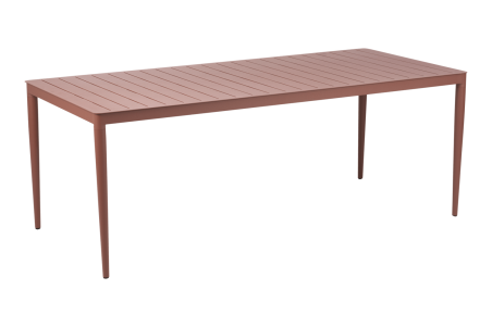 Bigby matbord 195x90 H73 cm zin red Brafab