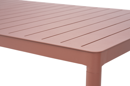 Bigby matbord 195x90 H73 cm zin red Brafab