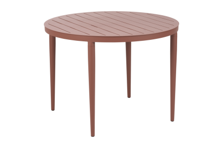 Bigby matbord Ø100 H73 cm zin red Brafab