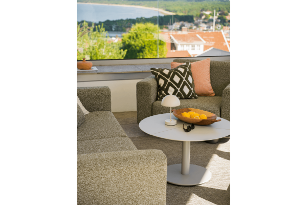 Bolster 2-sitssoffa antracit/teddy verde Brafab