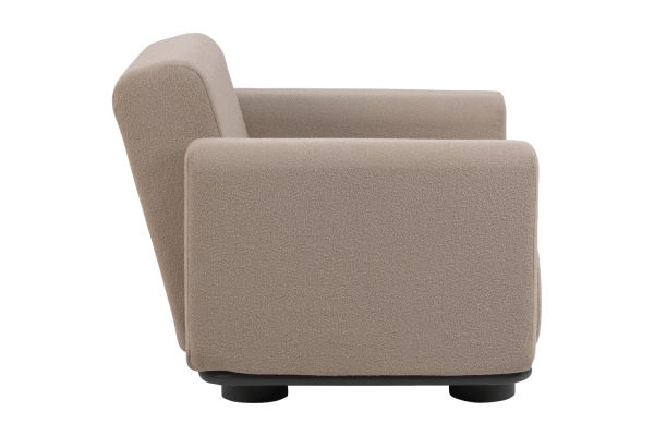 Bolster fåtölj antracit/teddy beige Brafab