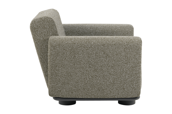 Bolster fåtölj antracit/teddy verde Brafab