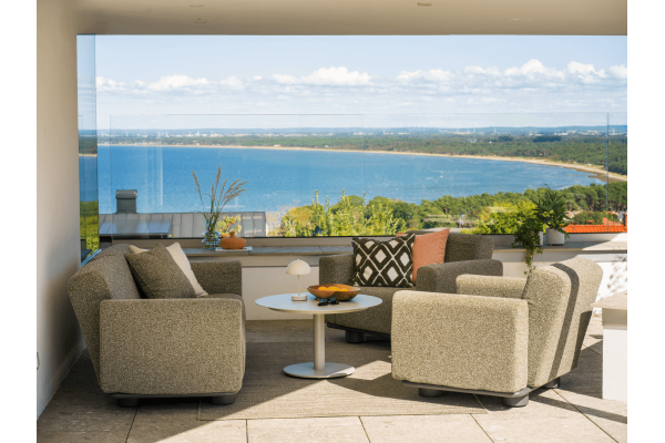 Bolster fåtölj antracit/teddy verde Brafab