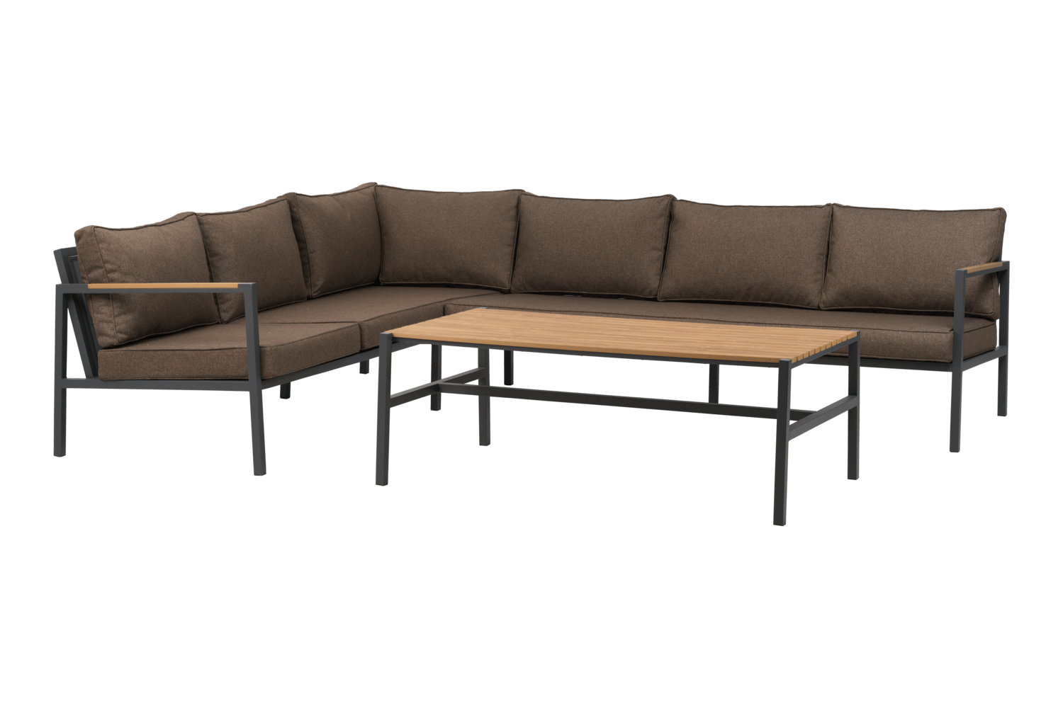 Cap soffgrupp stor antracit/brun Brafab