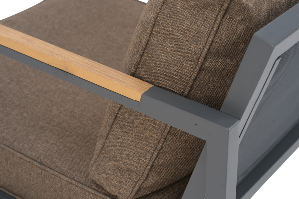 Cap soffgrupp stor antracit/brun Brafab