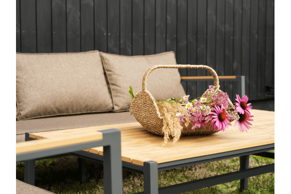 Cap soffgrupp stor antracit/brun Brafab