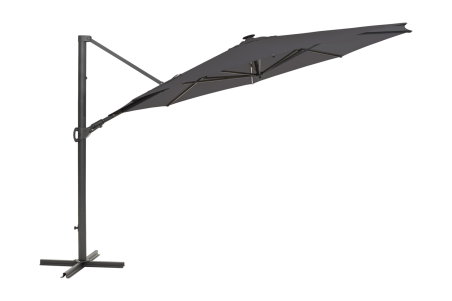 Cilento parasoll antracit/grå Brafab