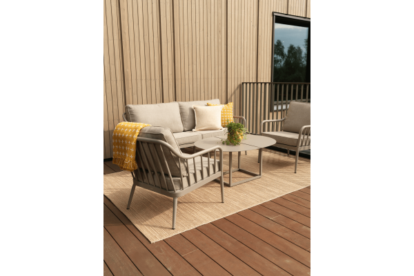 Coleville 2,5-sitssoffa khaki/burlap beige Brafab