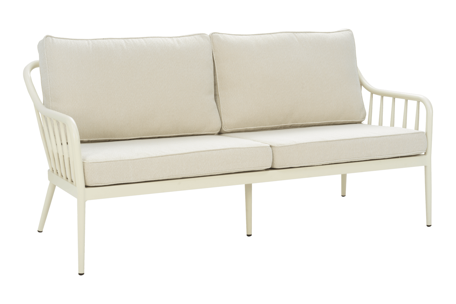 Coleville 2,5-sitssoffa pearl white/dot beige Brafab