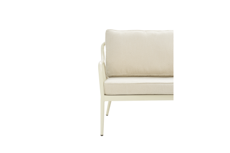 Coleville 2,5-sitssoffa pearl white/dot beige Brafab