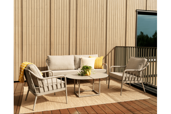 Coleville fåtölj khaki/burlap beige Brafab