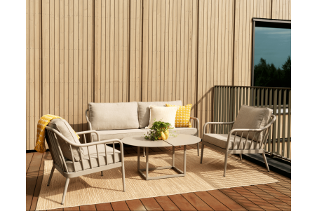 Coleville fåtölj khaki/burlap beige Brafab