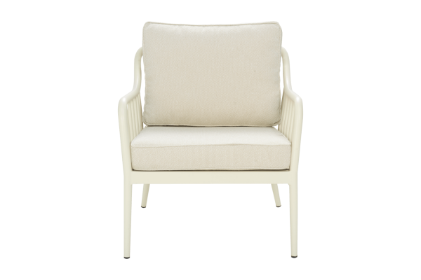 Coleville fåtölj pearl white/dot beige Brafab